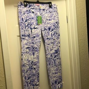 NWT Lilly Pulitzer Rock The Dock Kelly Pants
